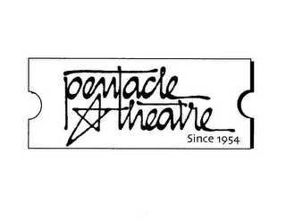 PENTACLE THEATRE SINCE 1954 logo