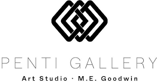 PENTI GALLERY ART STUDIO . M.E.GOODWIN logo