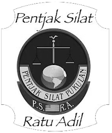 PENTJAK SILAT RATU ADIL PENTJAK SILAT PUKULAN P.S. R.A. logo