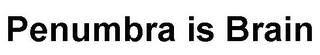 PENUMBRA IS BRAIN logo