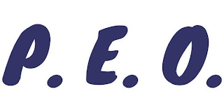 P.E.O. logo