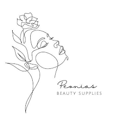 PEONIAS BEAUTY SUPPLIES logo