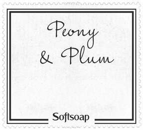 PEONY & PLUM SOFTSOAP logo