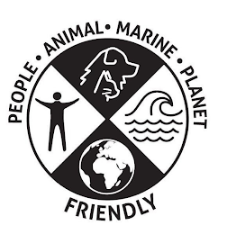 PEOPLE · ANIMAL · MARINE · PLANET FRIENDLY logo