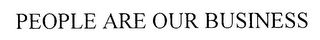 PEOPLE ARE OUR BUSINESS logo