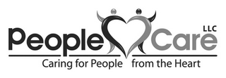 PEOPLE CARE LLC CARING FOR PEOPLE FROM THE HEART logo