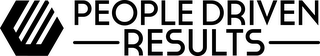 PEOPLE DRIVEN RESULTS logo