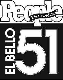 PEOPLE EN ESPAÑOL EL BELLO 51 logo