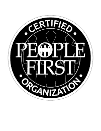 PEOPLE FIRST · CERTIFIED · ORGANIZATION · logo