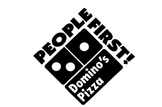 PEOPLE FIRST! DOMINO'S PIZZA logo