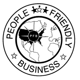 PEOPLE FRIENDLY BUSINESS PFB logo