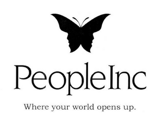 PEOPLE INC WHERE YOUR WORLD OPENS UP. logo