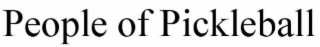 PEOPLE OF PICKLEBALL logo