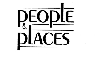 PEOPLE & PLACES logo
