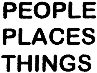PEOPLE PLACES THINGS logo