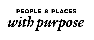 PEOPLE & PLACES WITH PURPOSE logo