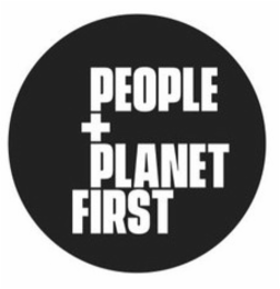 PEOPLE + PLANET FIRST logo