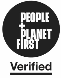 PEOPLE + PLANET FIRST VERIFIED logo