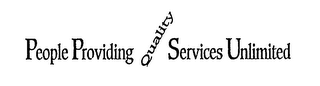 PEOPLE PROVIDING QUALITY SERVICES UNLIMITED logo