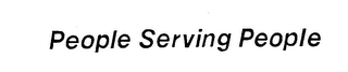 PEOPLE SERVING PEOPLE logo
