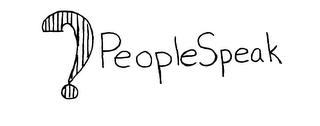 PEOPLE SPEAK logo
