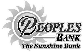 PEOPLES BANK THE SUNSHINE BANK logo