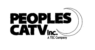 PEOPLES CATV INC. A TEC COMPANY logo