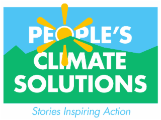 PEOPLE'S CLIMATE SOLUTIONS STORIES INSPIRING ACTION logo