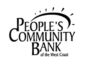 PEOPLE'S COMMUNITY BANK OF THE WEST COAST logo