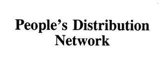 PEOPLE'S DISTRIBUTION NETWORK logo