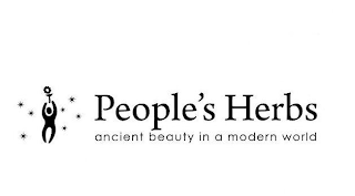 PEOPLE'S HERBS ANCIENT BEAUTY IN A MODERN WORLD logo