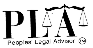 PEOPLES' LEGAL ADVISOR PLA logo