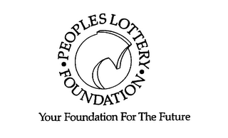 PEOPLES LOTTERY FOUNDATION YOUR FOUNDATION FOR THE FUTURE logo