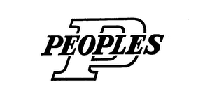 PEOPLES P logo