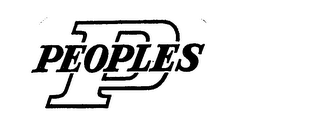 PEOPLES P logo