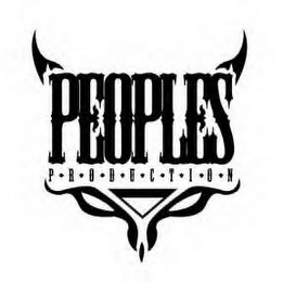 PEOPLES P · R · O · D · U · C · T · I · O · N logo