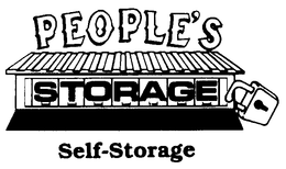 PEOPLE'S STORAGE SELF-STORAGE logo