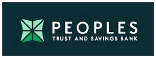 PEOPLES TRUST AND SAVINGS BANK logo