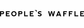 PEOPLE'S WAFFLE logo