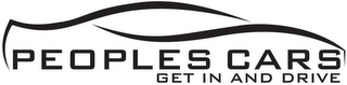 PEOPLESCARS GET IN AND DRIVE logo