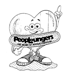 PEOPLOUNGERS THE HEART OF MOTION FURNITURE logo