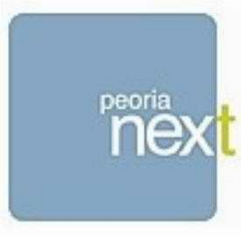 PEORIA NEXT logo
