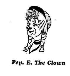 PEP. E. THE CLOWN logo