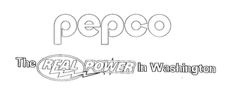 PEPCO THE REAL POWER IN WASHINGTON logo