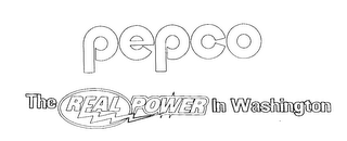 PEPCO THE REAL POWER IN WASHINGTON logo