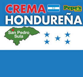 PEPE´S FOODS CREMA HONDUREÑA logo