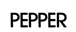 PEPPER logo