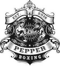 PEPPER BOXING EST 2016 logo