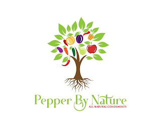 PEPPER BY NATURE ALL NATURAL CONDIMENTS logo