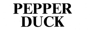 PEPPER DUCK logo